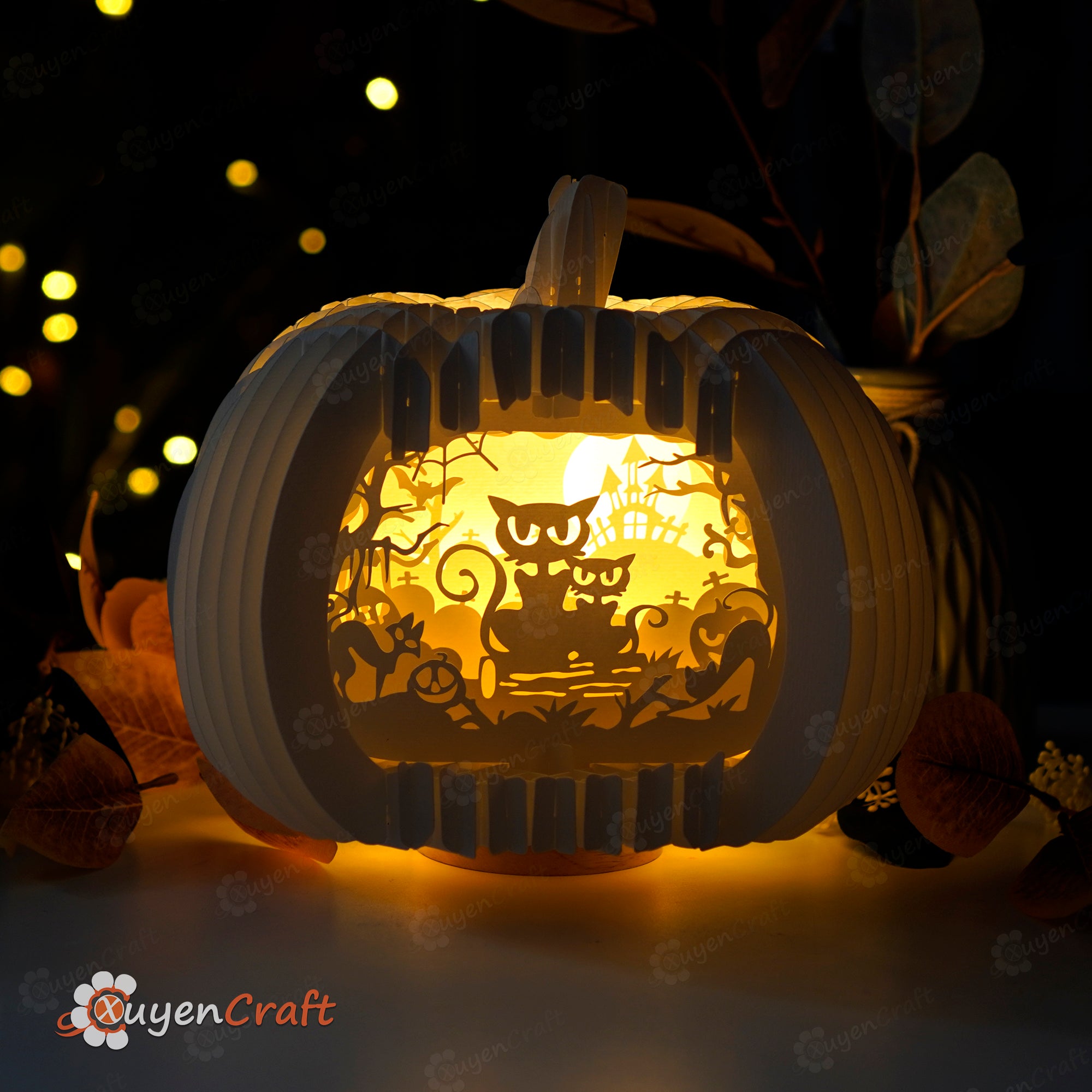 halloween pumpkin pop up 3d svg cricut projects