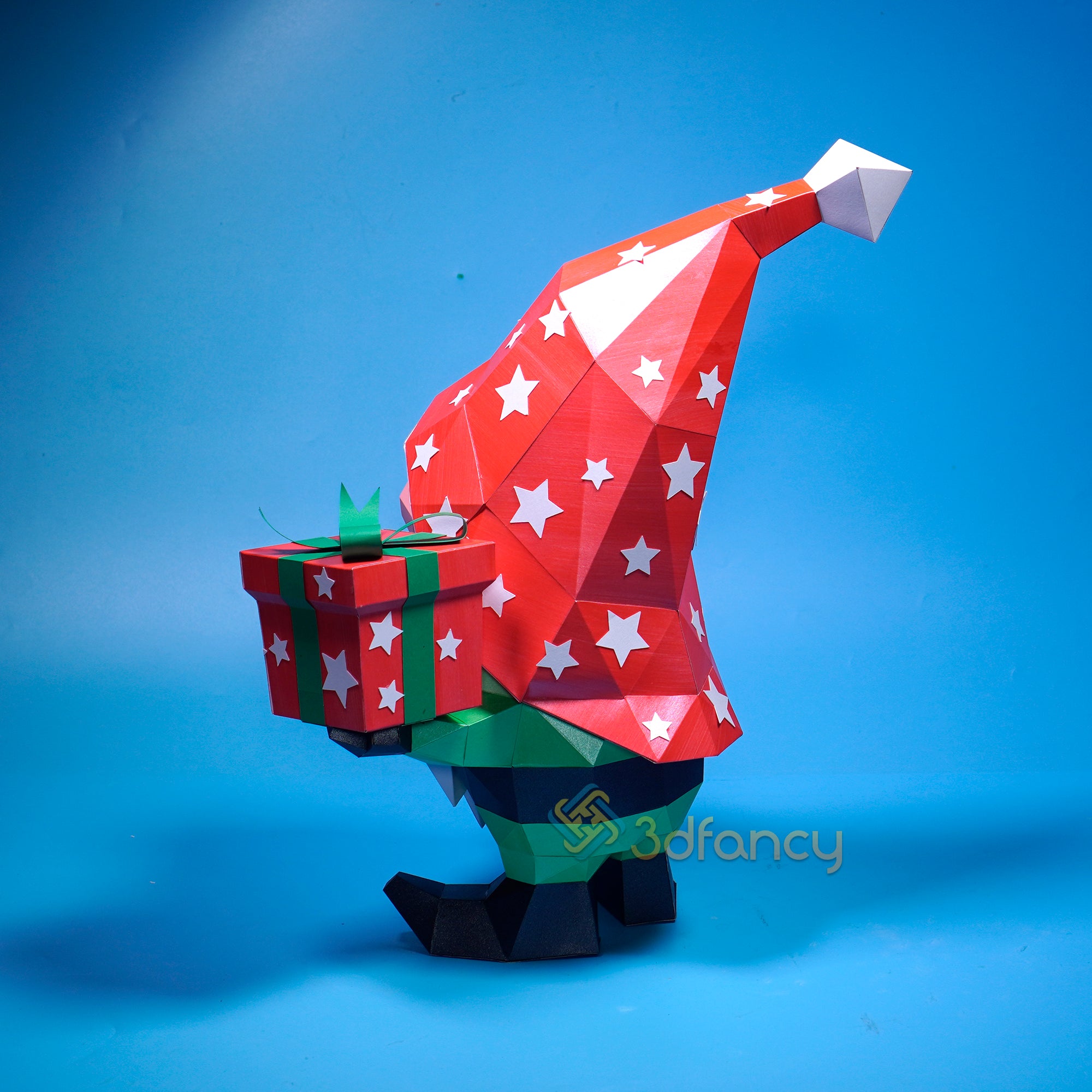 christmas gnome paper craft
