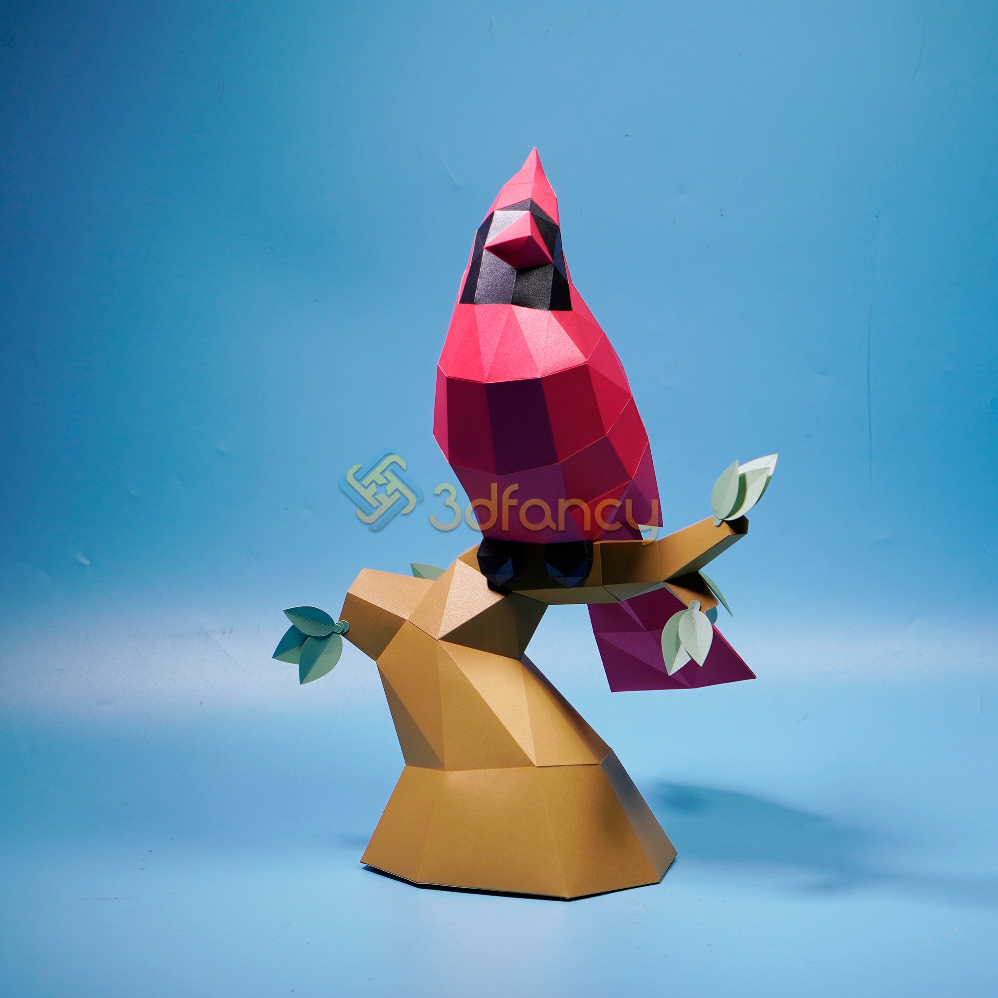 Cardinal Box Papercraft Cardinal Bird Papercraft PDF for Printer, SVG for Cricut Projects - DI ...