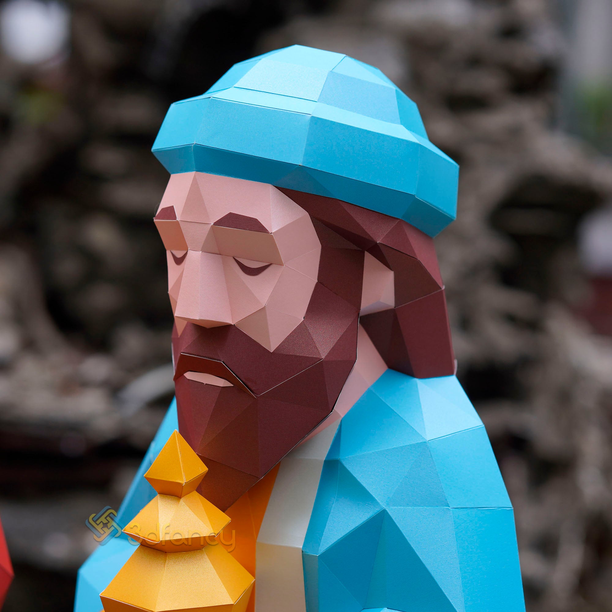 5 Nativity Companion Characters SVG PDF | Wise Man, Donkey, Ox – 3dfancy