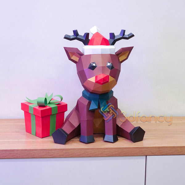 reindeer papercraft pdf download, cricut projects