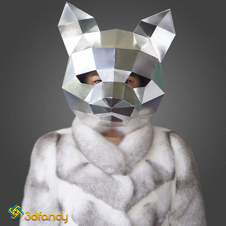 low poly mask template free pdf