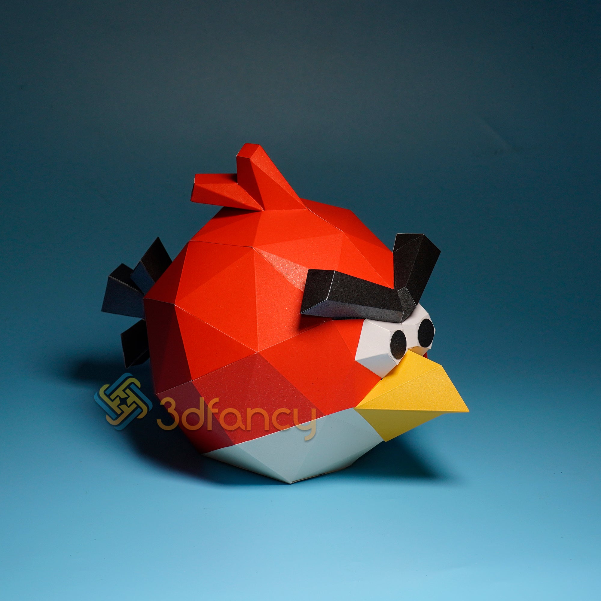 angry birds paper craft red