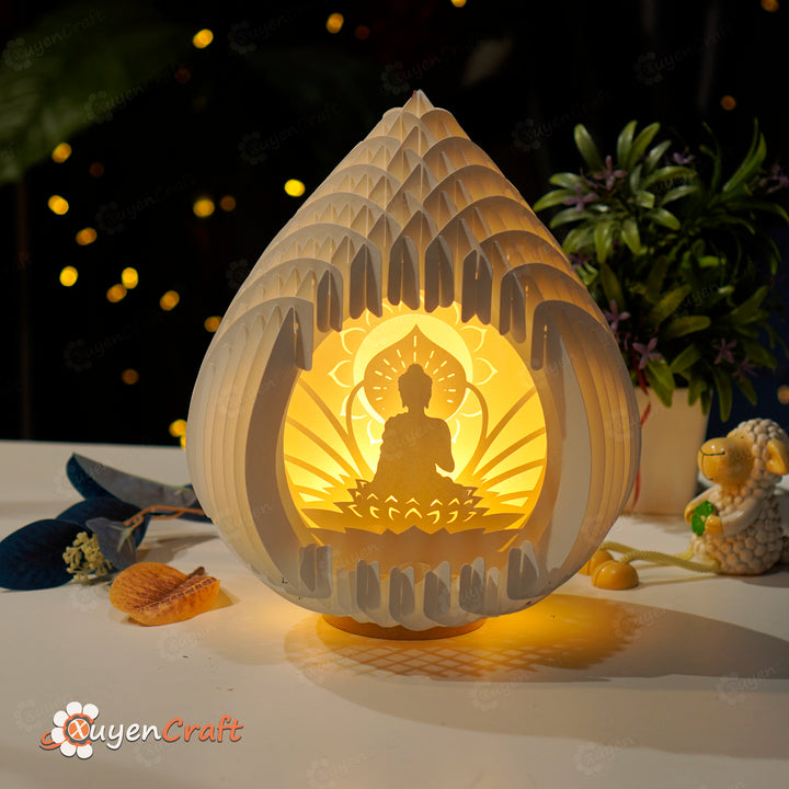 Buddha Light Box svg