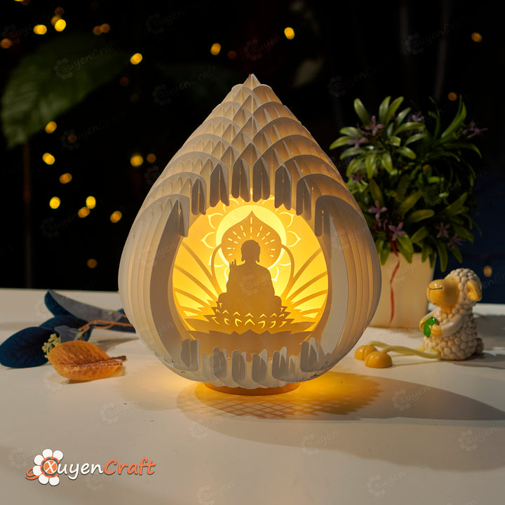 buddha popup svg templates buddha lanterns lamp 