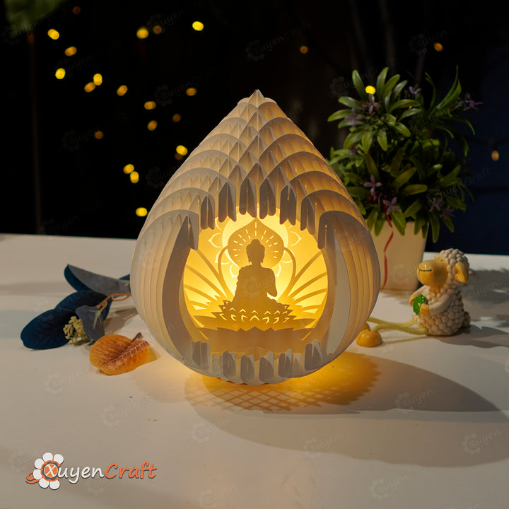 buddha popup svg templates buddha lanterns lamp 