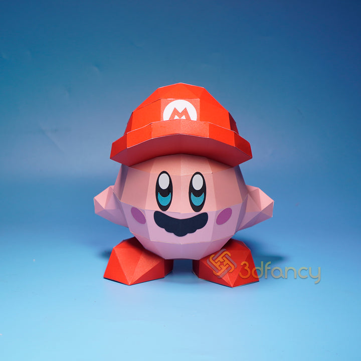 Papercraft Mario Kirby