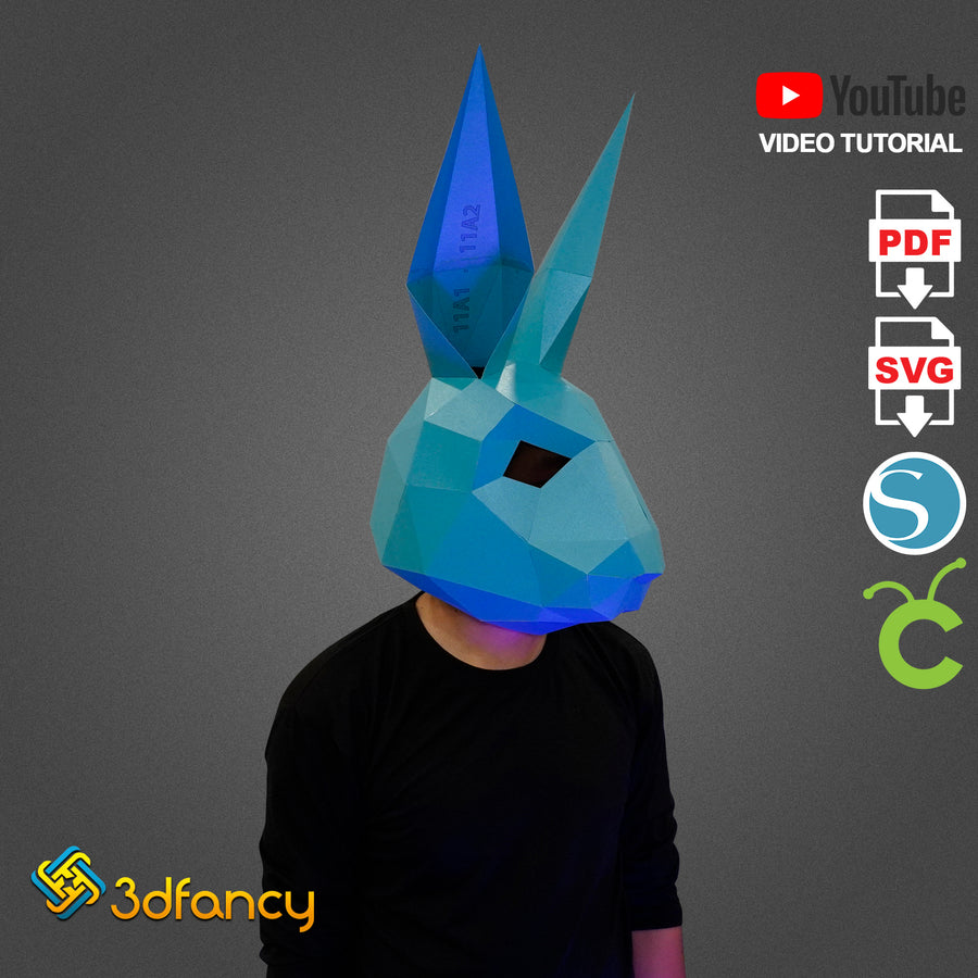 Yellow Rabbit Paper Mask Free – Page 2 – 3dfancy