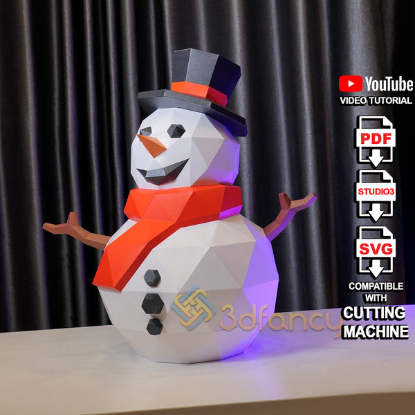 Snowman Papercraft